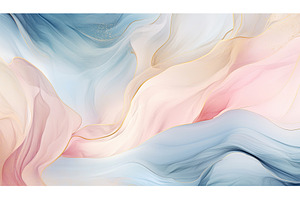 Pastel Acrylic Wave Textures