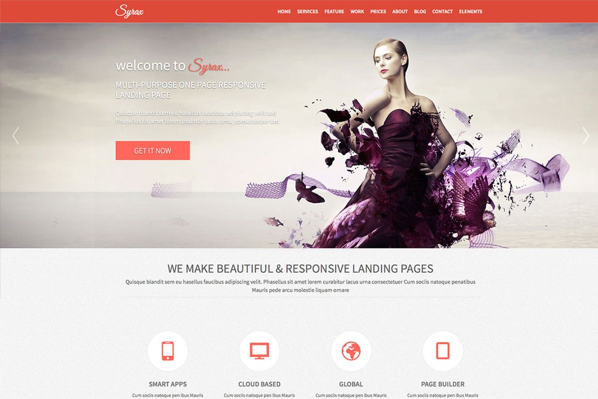 Sytax One Page MultiPurpose WP Theme, a WordPress Template by PixelCoder (Photo 2 of 2)