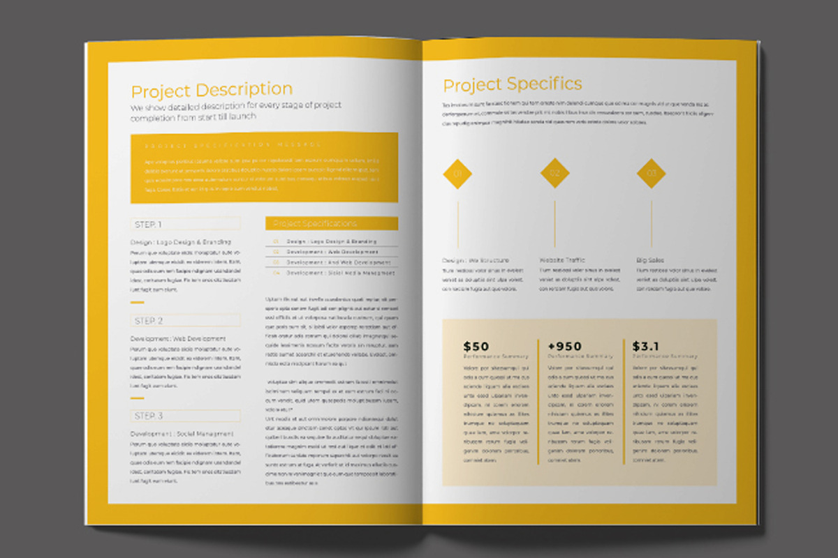 Proposal Template Layout, a Brochure Template by X-Type (Photo 9 of 10)