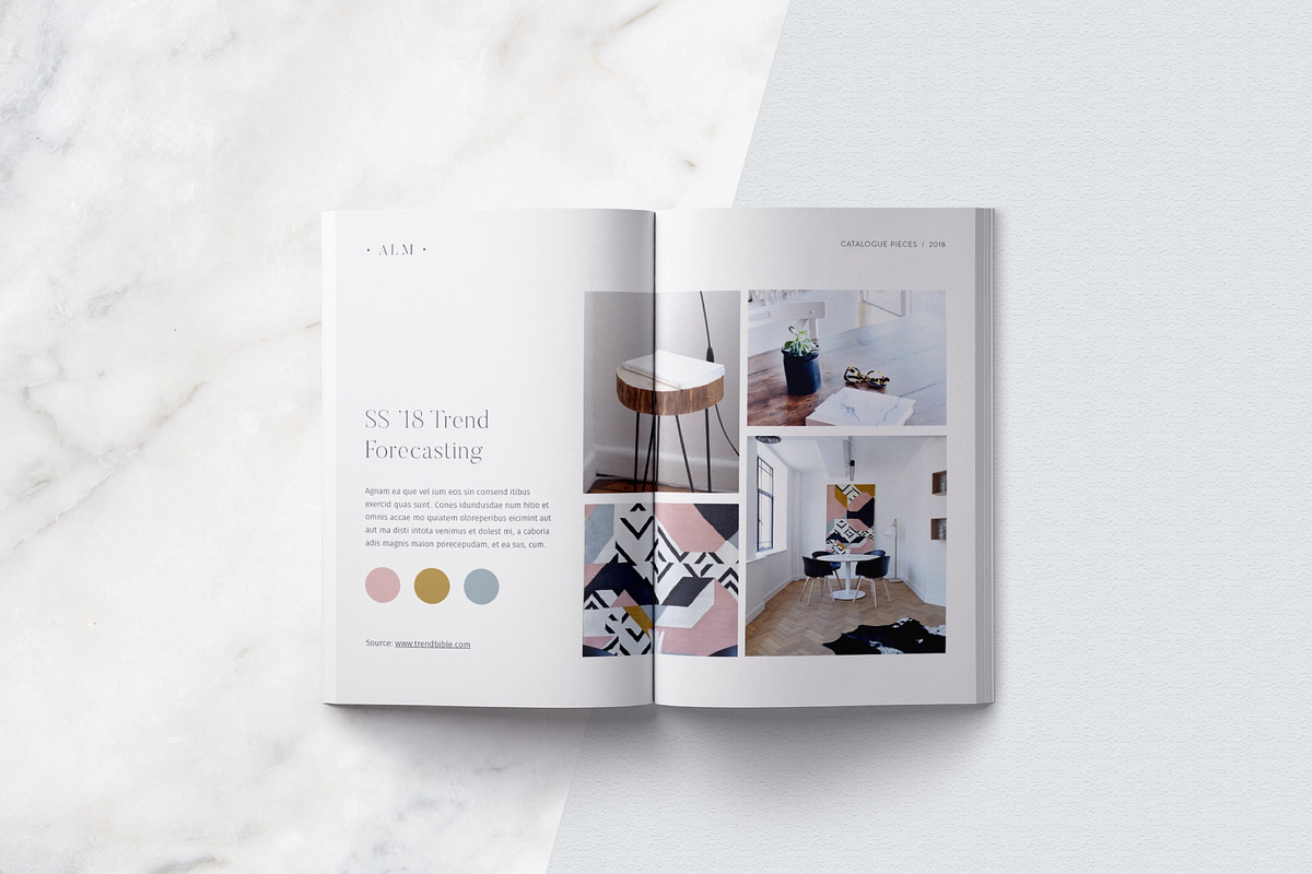 A La Mode Magazine/Brochure Template, a Brochure Template by Mindful Mapbooks Co. (Photo 2 of 12)