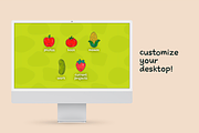 Cutie Fruit & Veggie Illustrations, an Illustration by Ashley Acevedo (Thumbnail 4 of 6)