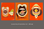 Surreal Mouth, a Healthcare Illustration by StockVerse Creative (Thumbnail 1 of 4)