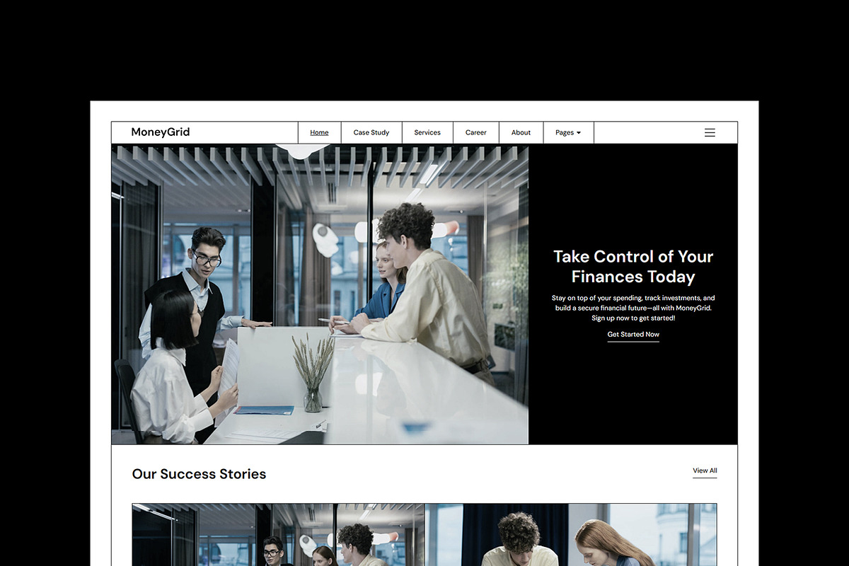 MoneyGrid Finance Famer Template, a Templates & Theme by CocoDesign (Photo 1 of 4)