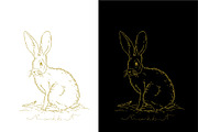 (LION,TIGER,DEER,RABBIT,WOLF) VECTOR, an Illustration by Ben studio (Thumbnail 5 of 6)