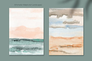 Minimalist Watercolor Landscapes, a Background Graphic by Marmoris.Arts (Thumbnail 16 of 23)