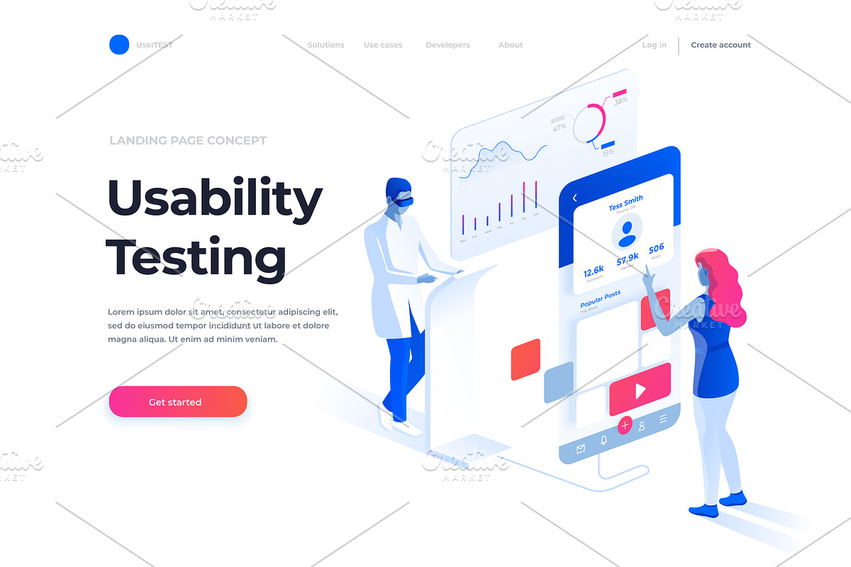 Isometric illustration kit - People, a Templates & Theme by Formfrom (Photo 6 of 34)