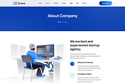 Startup Agency Template - Strane, a Bootstrap Template by HasThemes (Thumbnail 3 of 3)