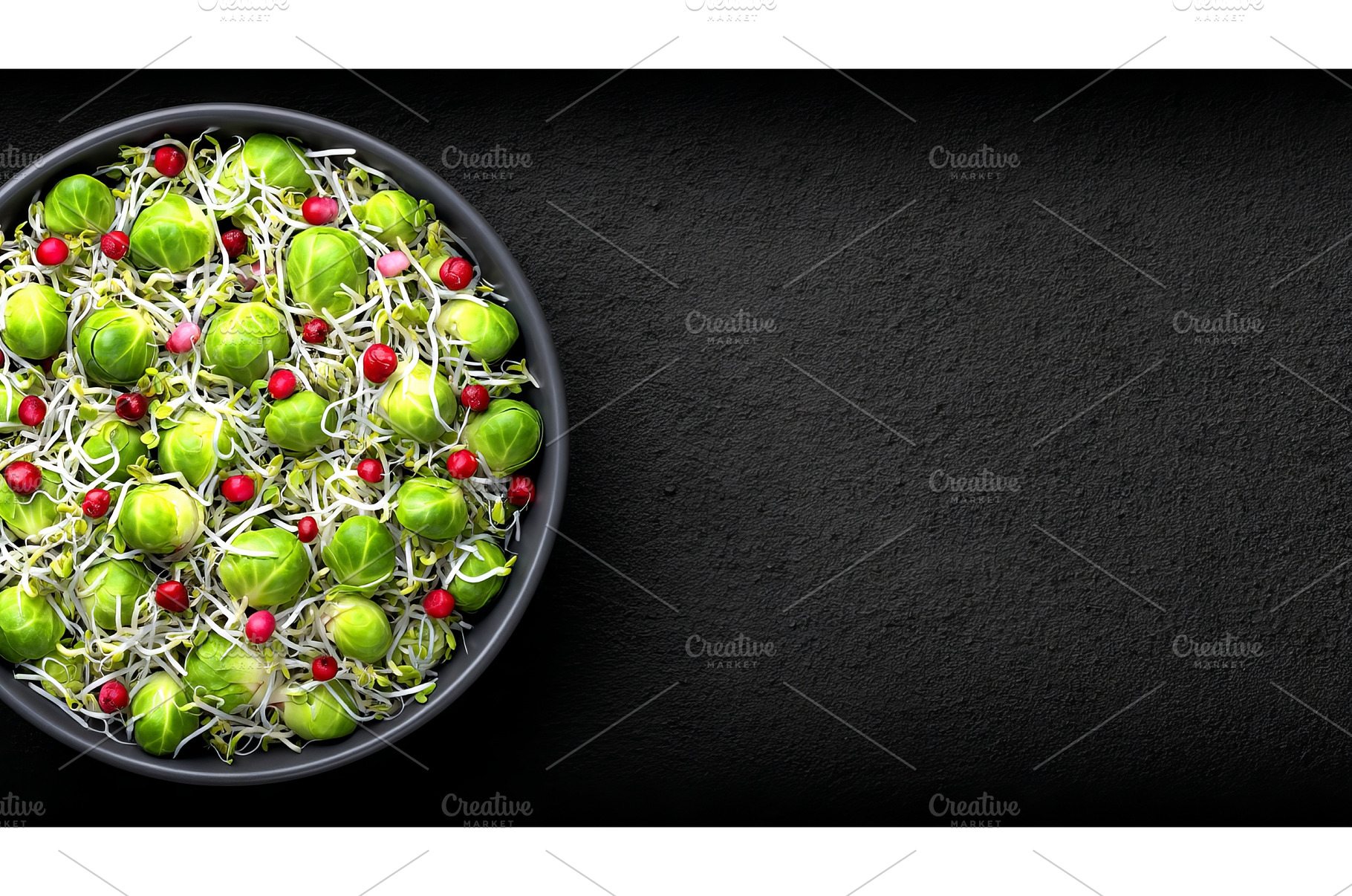 A bowl of superfood microgreen, a Food & Drink Photo by ZinetroN