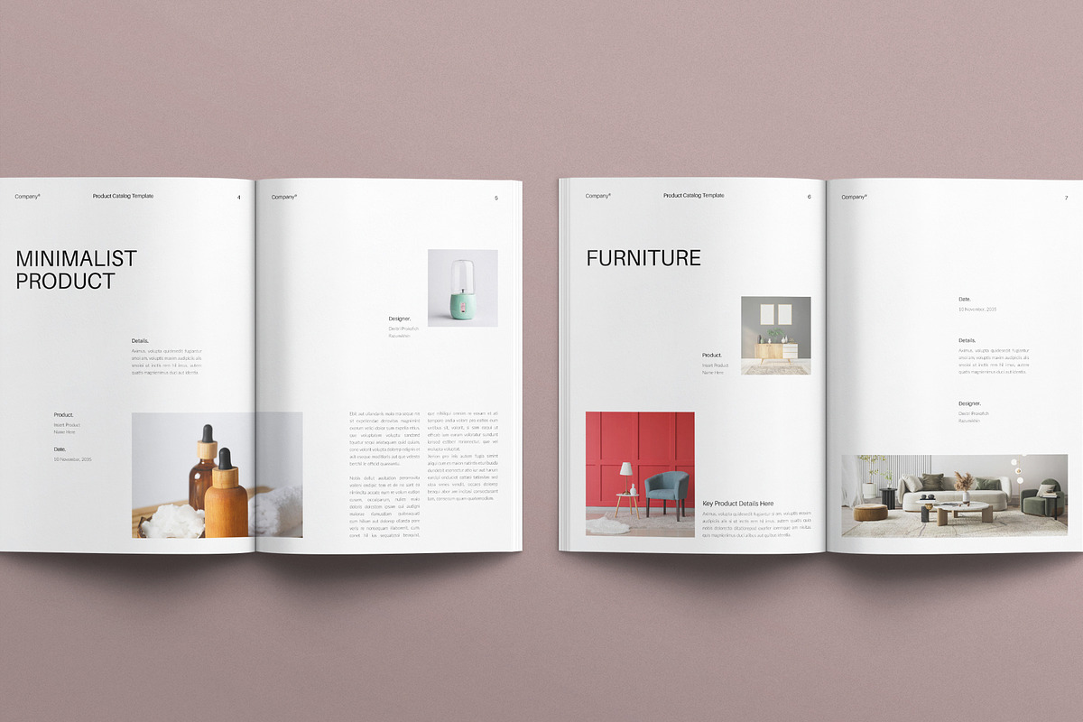 Product Catalog Template, a Brochure Template by E-Type (Photo 3 of 7)