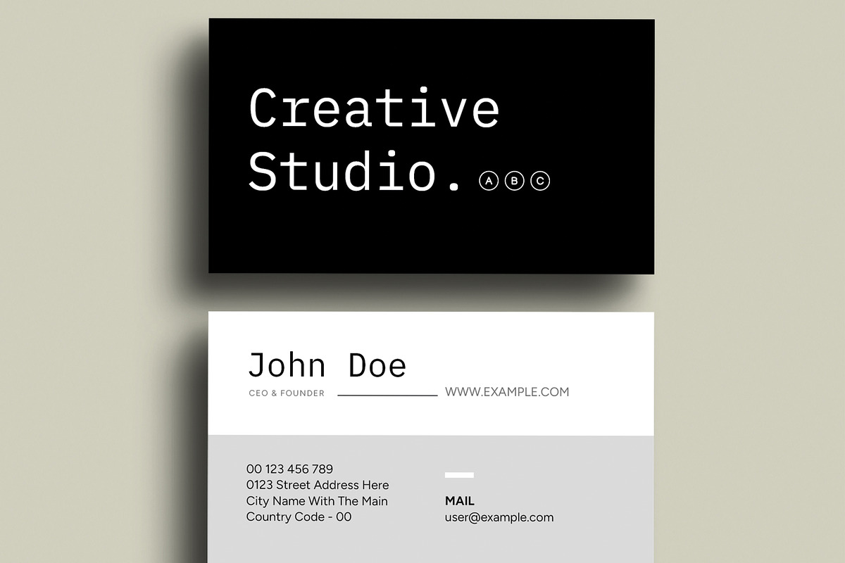 Professional Business Card, a Business Card Template by MightyDesign (Photo 3 of 6)