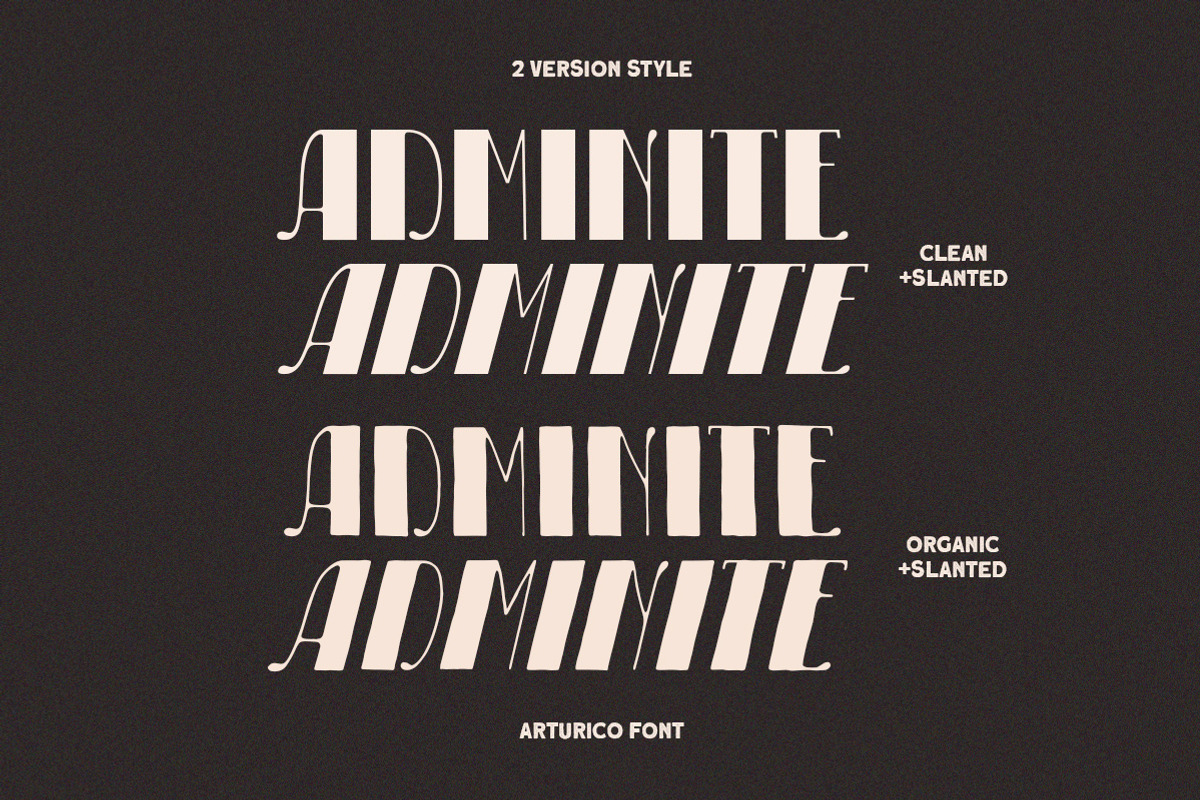 Arturico - Vintage Display, a Font by Letterhend Studio (Photo 6 of 9)