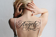 Hustler | Tattoo Style, a Script Font by Muntab_Art (Thumbnail 8 of 8)