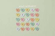 Sweet Hearts Candy Font, a Font by Khara Plicanic (Thumbnail 4 of 7)