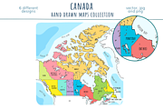 Canada Maps Collection, an Education Illustration by Illustrationsforteachers (Thumbnail 3 of 7)