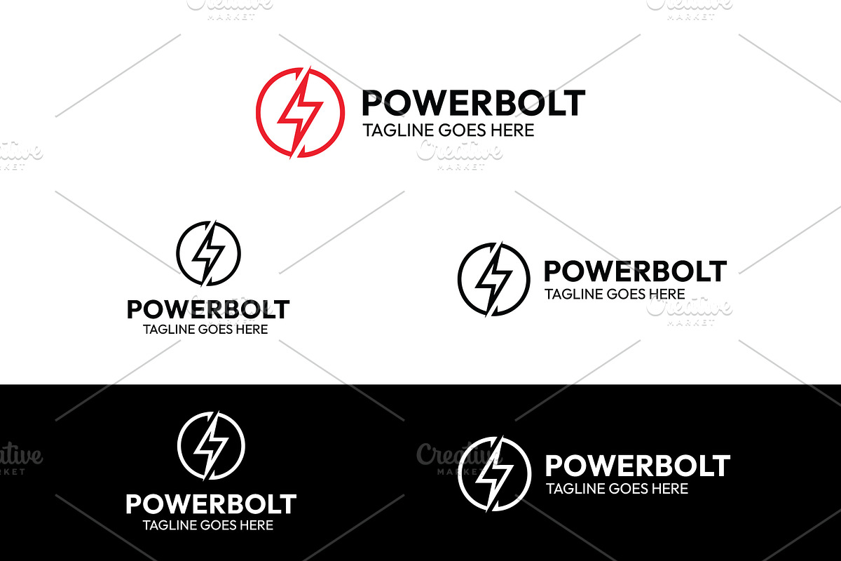 Power Bolt Logo Template, a Branding & Logo Template by Logo Lab