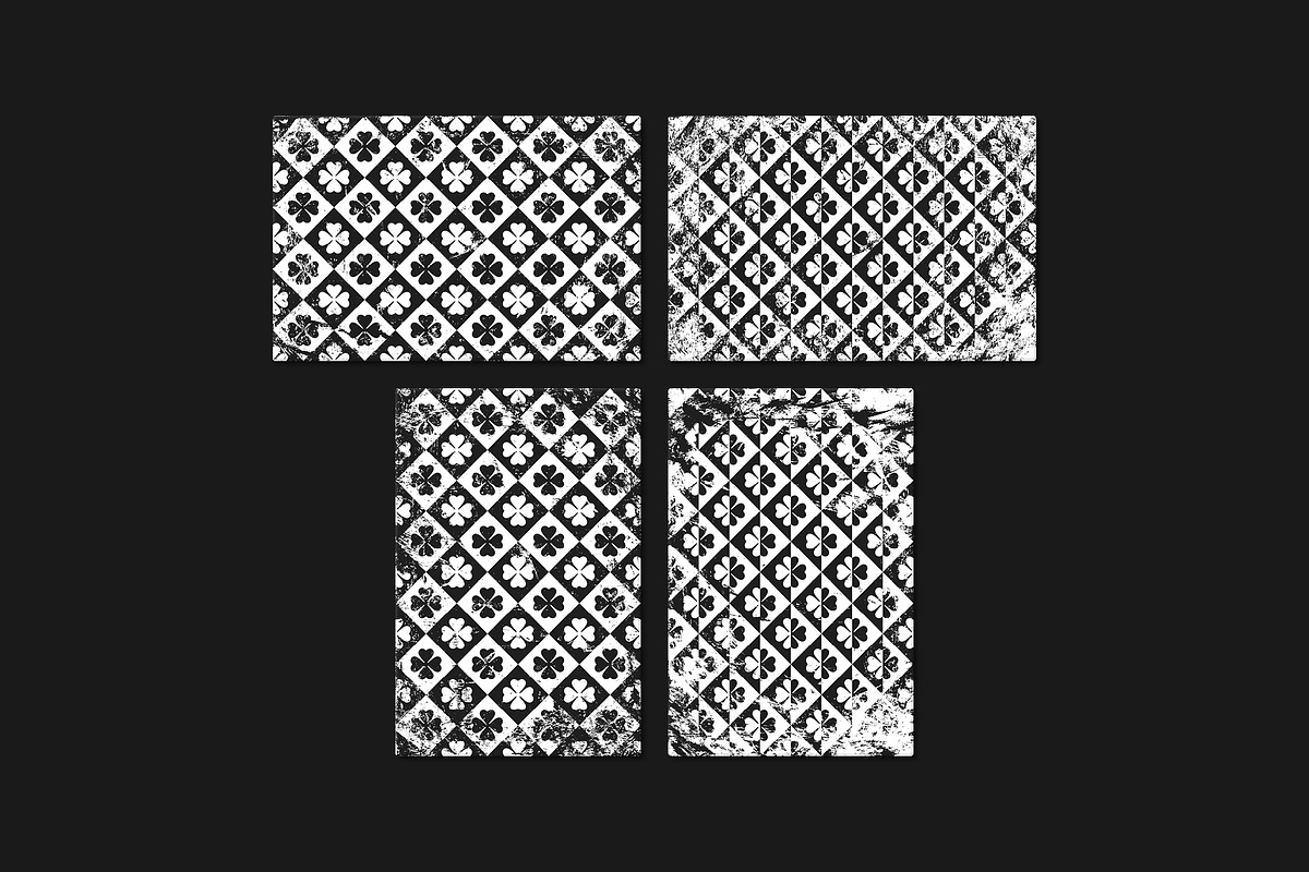 Shamrock (&) - 36 Grunge Patterns, a Pattern Graphic by Tustan (Photo 6 of 8)
