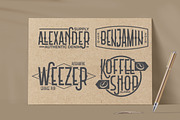 Old Spokes - Vintage Display Font, a Serif Font by PutraCetol Studio (Thumbnail 8 of 12)