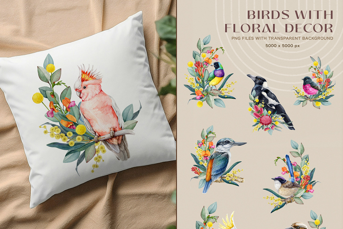 Australia Flora Fauna Clipart, an Animal Illustration by AnitaPol (Photo 18 of 27)