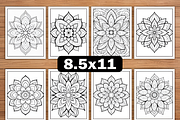 500+ Mandalas Coloring Pages, a Decorative Illustration by Ink Gallery (Thumbnail 3 of 4)