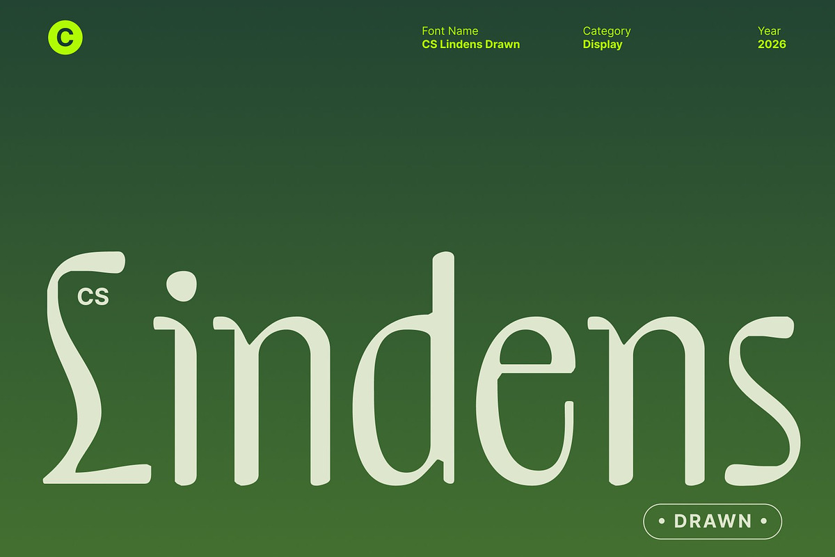 CS Lindens Drawn, a Sans Serif Font by Craft Supply Co. (Photo 1 of 8)