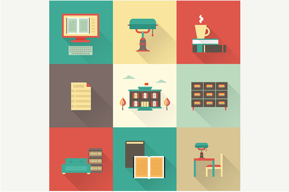 Vector Library Icons