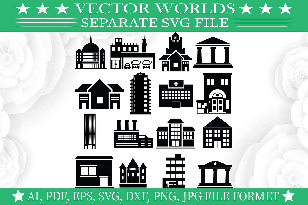 Building Svg, Build, Buildings Svg, an Object Graphic by VectorWorlds