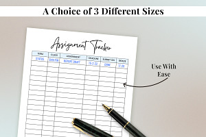 Assignment Tracker Sheet