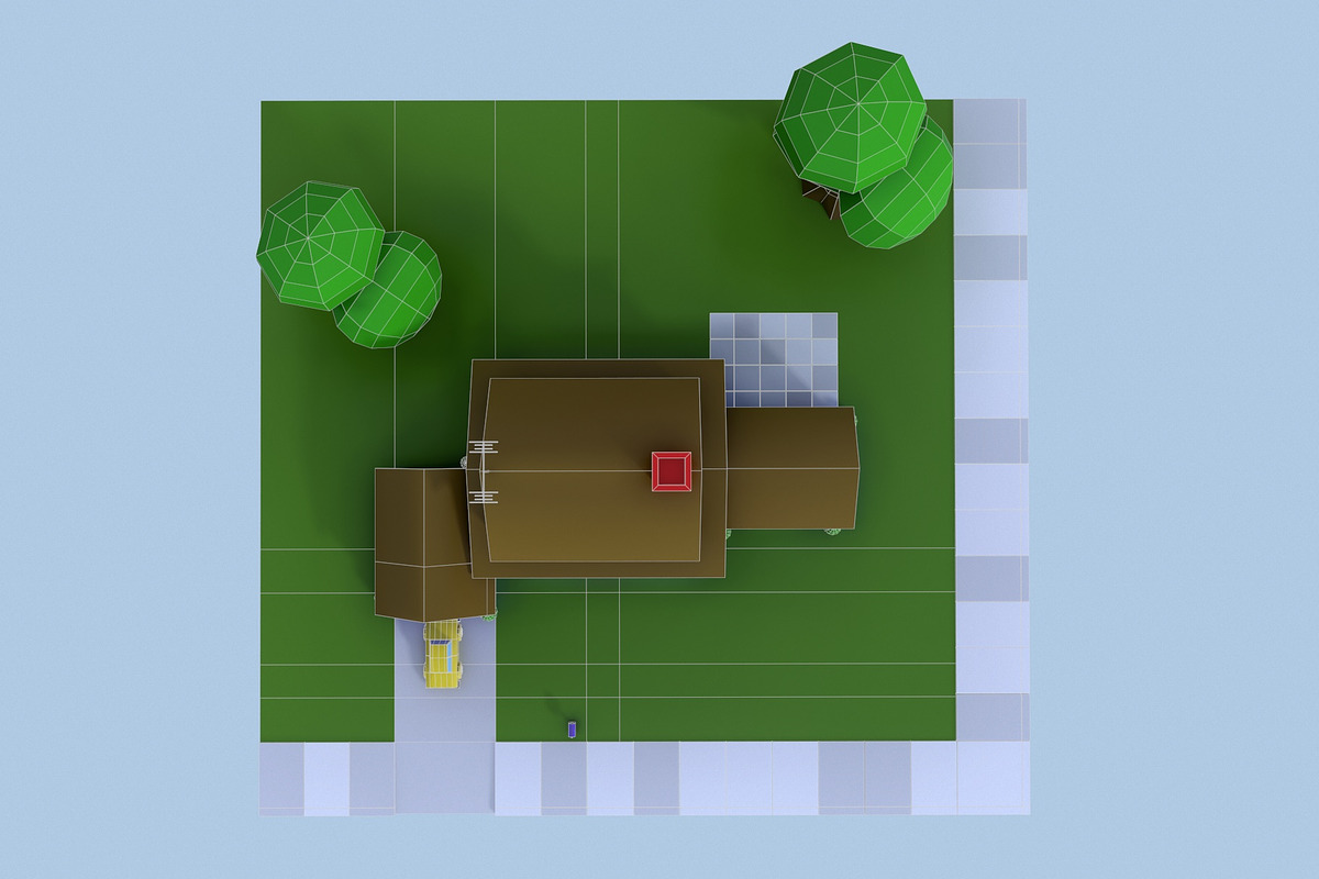 Low Poly House 1, an Architecture 3D Model by Midgardians (Photo 14 of 14)