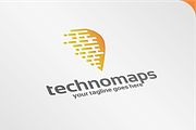 TecnoMaps - Logo Template, a Branding & Logo Template by Alfam17 (Thumbnail 1 of 3)