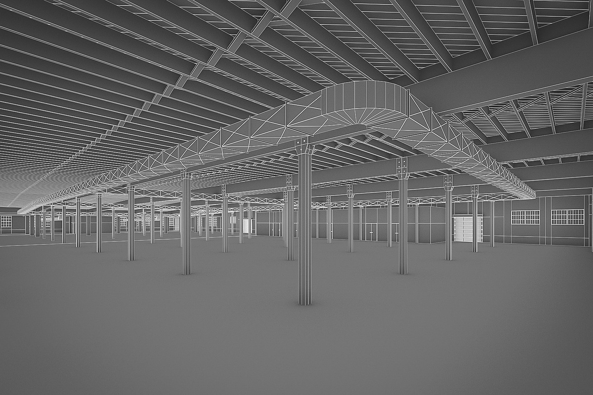 Art Deco Industrial Interior, an Architecture 3D Model by 3DNUTS (Photo 6 of 12)