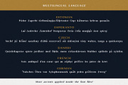 Gold Leaf, a Serif Font by Fontsgood (Thumbnail 7 of 12)