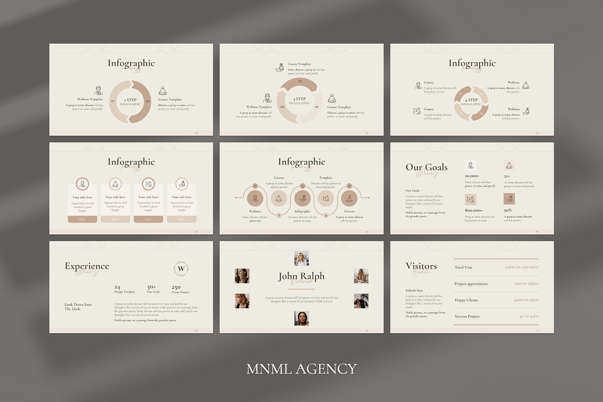 Multipurpose Presentation Template, a Presentation Template by MNML Agency (Photo 16 of 29)