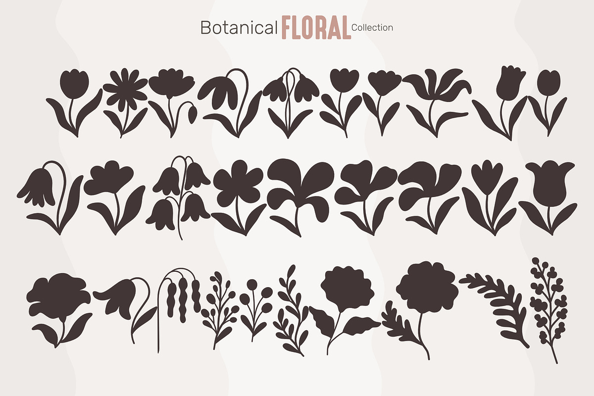 Botanical Floral Collection, an Object Graphic by moja doodle (Photo 11 of 11)