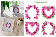 Hand Drawn Love Heart Bow Bundle, a Decorative Illustration by Fresh art by Larysa (Thumbnail 6 of 13)