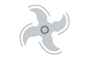 Makibishi Flat Icon, a Duotone Icon by Pexelpy (Thumbnail 1 of 2)
