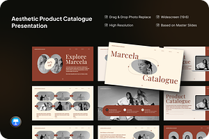 Aesthetic Product Catalogue Keynote, a Presentation Template by SquidPixey