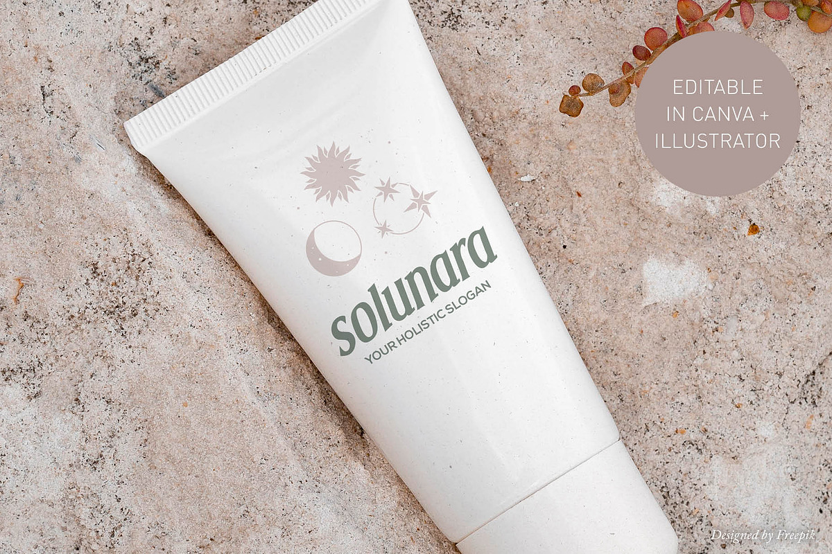 Ethereal Brand Mark | Canva & AI, a Branding & Logo Template by Elibee (Photo 4 of 6)
