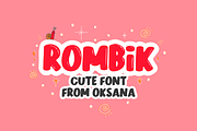 Rombik, a Script Font by Alexander Tiunov (Thumbnail 1 of 7)
