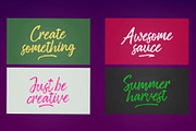 Amslow Brush, a Script Font by Stripes Studio (Thumbnail 5 of 7)