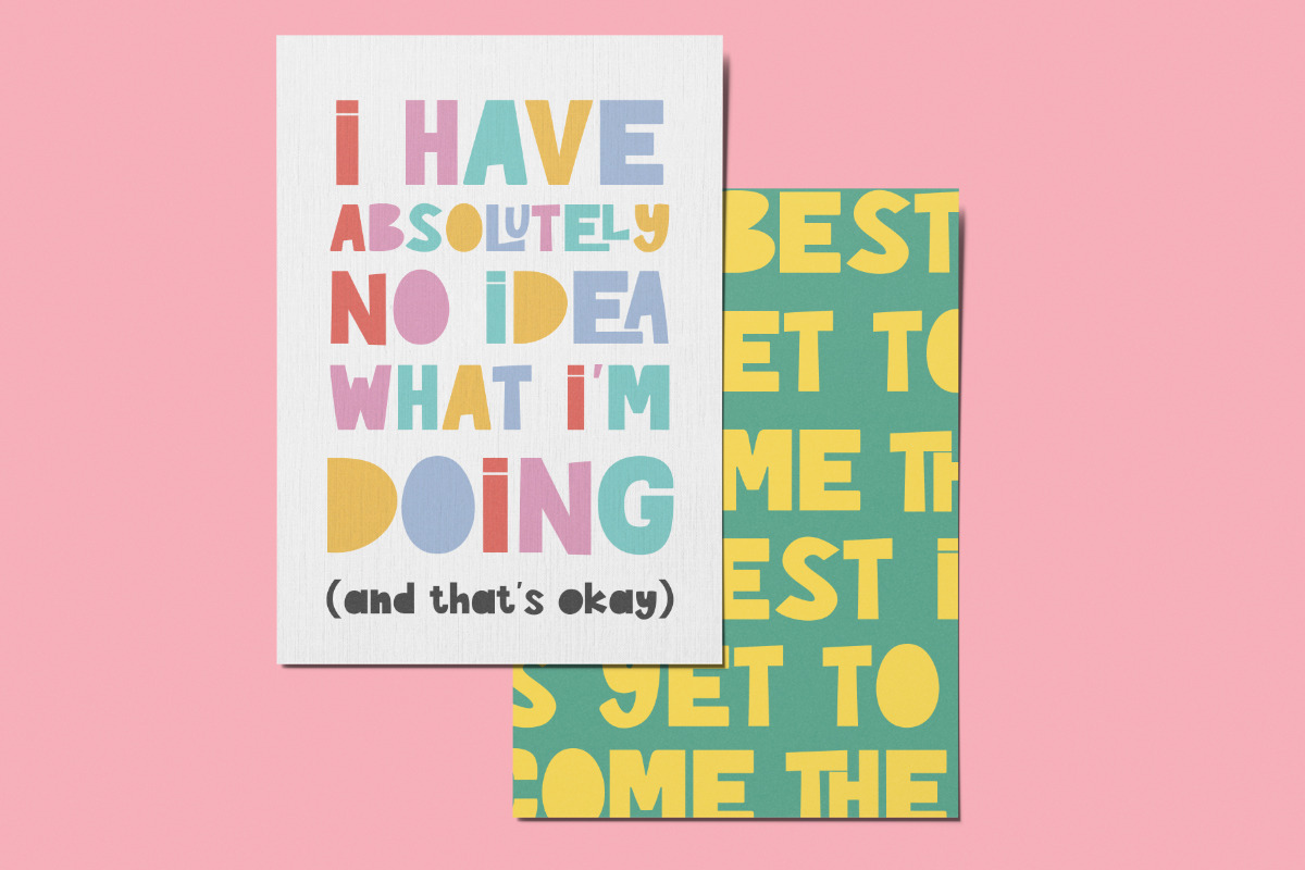 Sunny Monsta - Playful Typeface, a Sans Serif Font by Scratch Design (Photo 3 of 15)