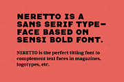 Neretto Sans Font, a Sans Serif Font by Hederae Type Foundry (Thumbnail 2 of 5)