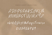 Simone Script Font, a Script Font by Salt & Pepper Designs (Thumbnail 6 of 8)