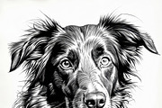 Monochrome Dog Sketch Collection, an Animal Illustration by StockVerse Creative (Thumbnail 4 of 4)