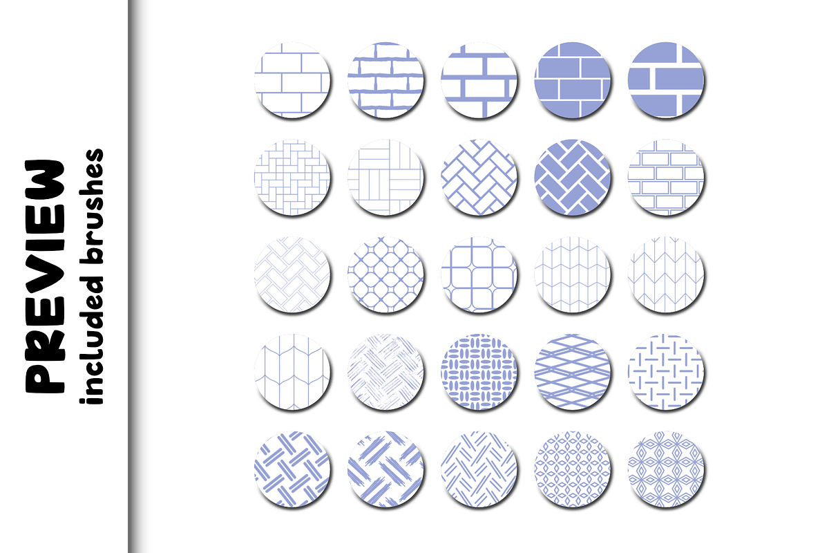 Building Patterns 1.0 for Procreate, a Brush Add-On by Design av MAD (Photo 2 of 7)