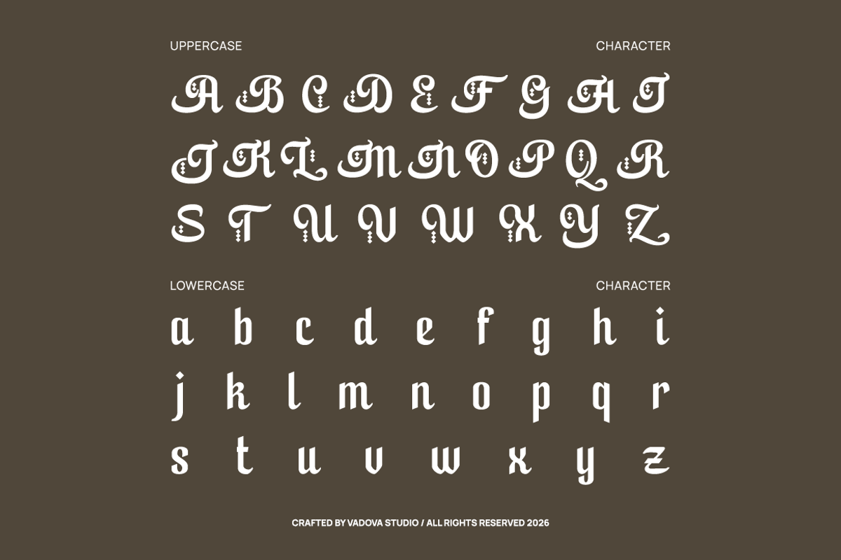 Qadimah Decorative Islamic Font, a Serif Font by Vadovastd (Photo 2 of 11)