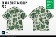Beach Shirt Mockup PSD, a Shirt Mockup by Irhasalfahad (Thumbnail 2 of 5)