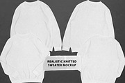 Realistic Knitted Sweater Mockup, a Hoody Mockup by Uncentrifuged Pressure (Thumbnail 2 of 10)