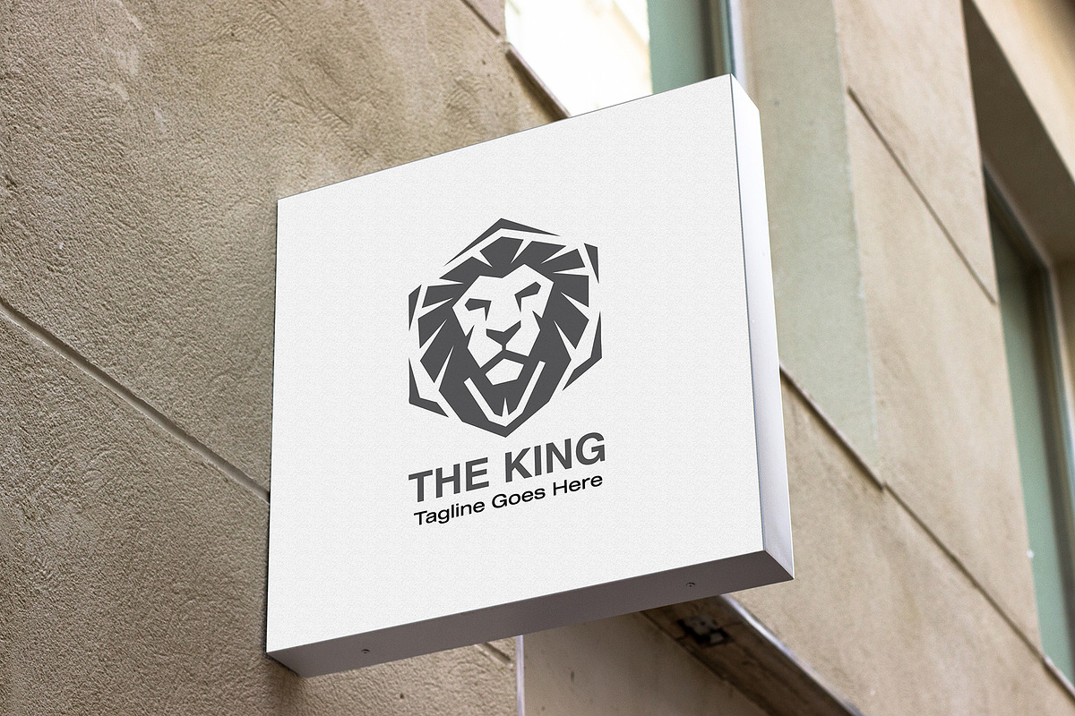 Bold Lion Logo Design Template preview 5