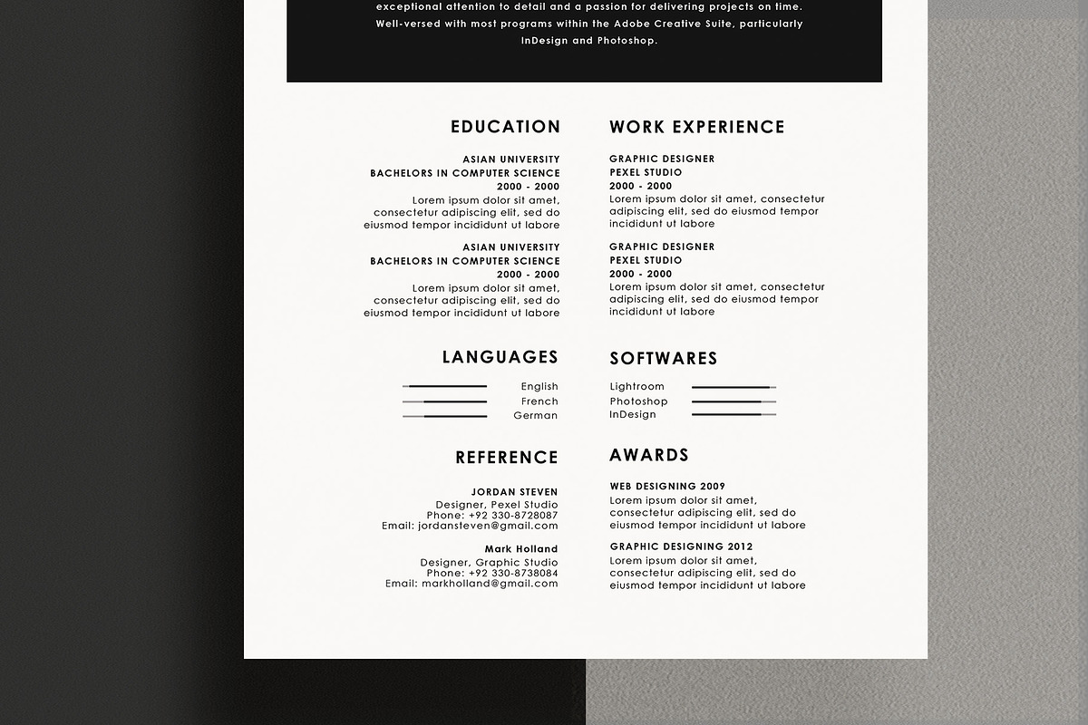 Resume / CV Template