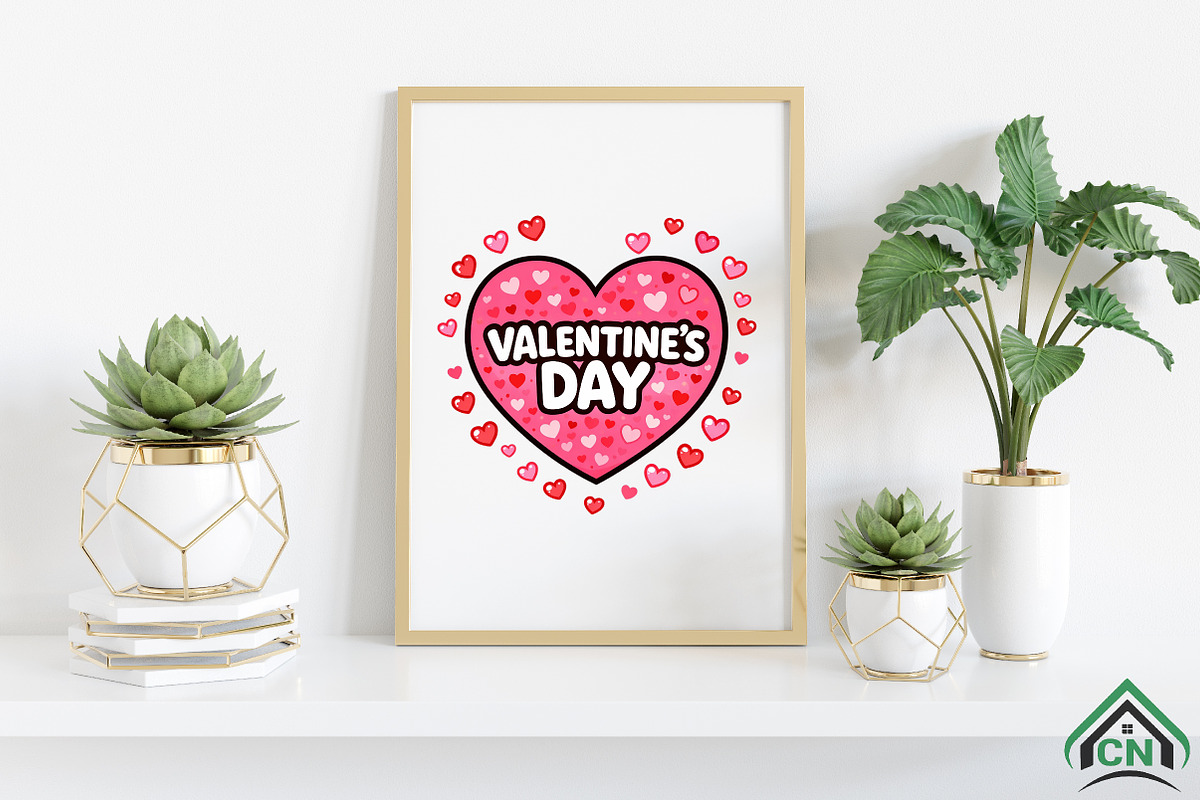 Valentine’s Day Cute Heart PNG, an Illustration by Craft Nest (Photo 3 of 4)